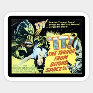 Classic Sci-Fi Lobby Card - It! The Terror from Beyond Space Sticker